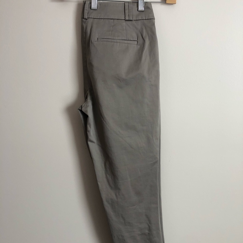 LOFT Julie Gray Crop Pants